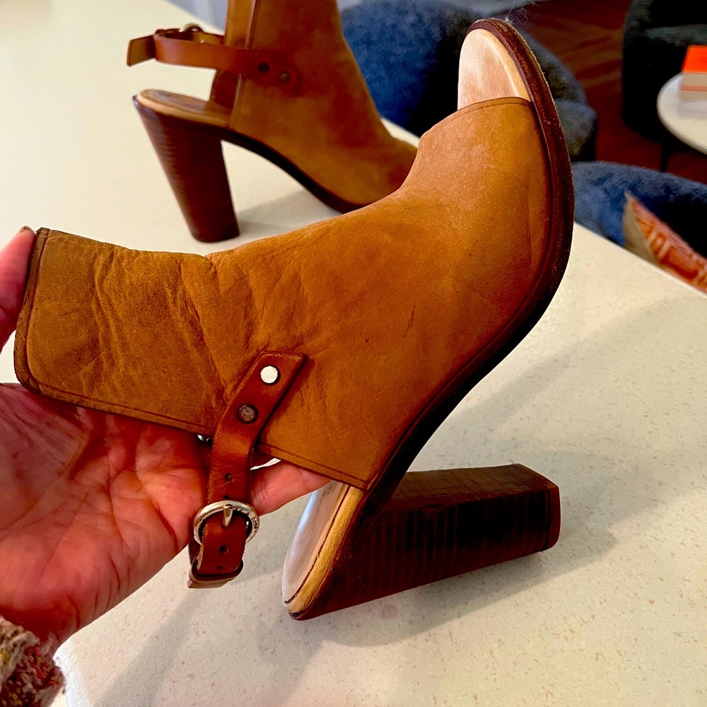 Sexy open toe rag and bone booties that make any outfit look hot. - Picture 2 of 5
